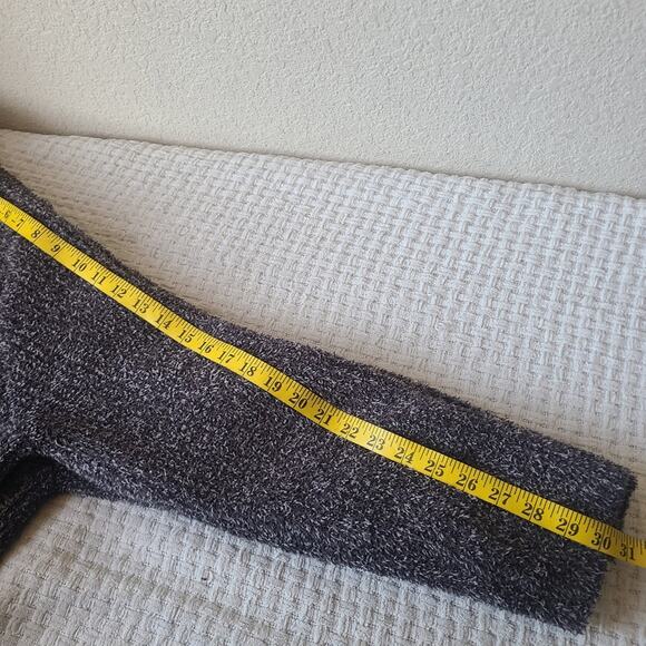 Barefoot Dreams Cozy Brown Gray Women's Sweater Long Cardigan Size XL - Picture 8 of 10